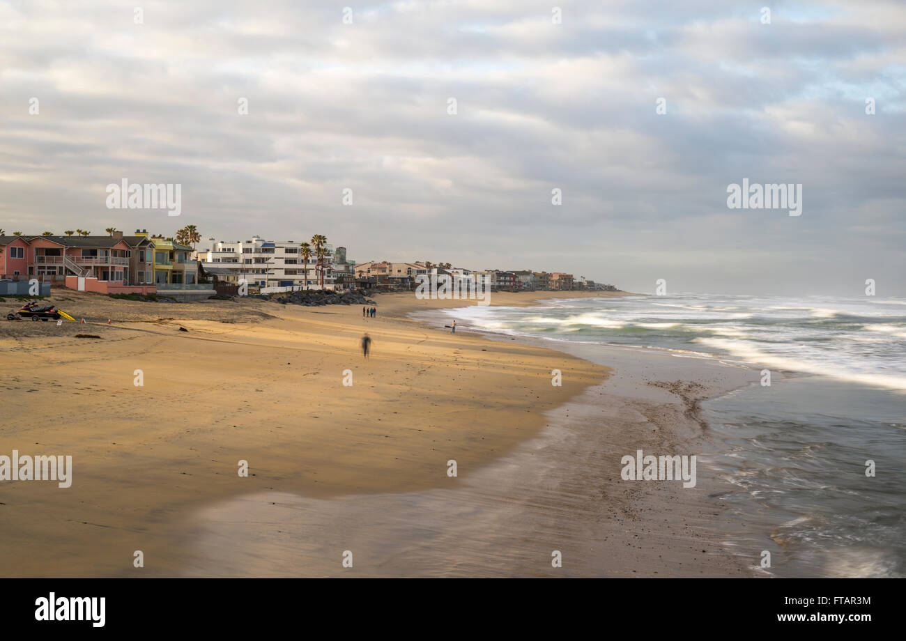 Imperial Beach, la mattina presto. Imperial Beach, California. Foto Stock