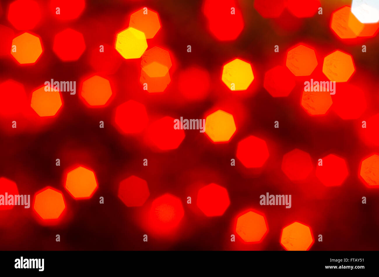 Sfocati luci bokeh di fondo Foto Stock
