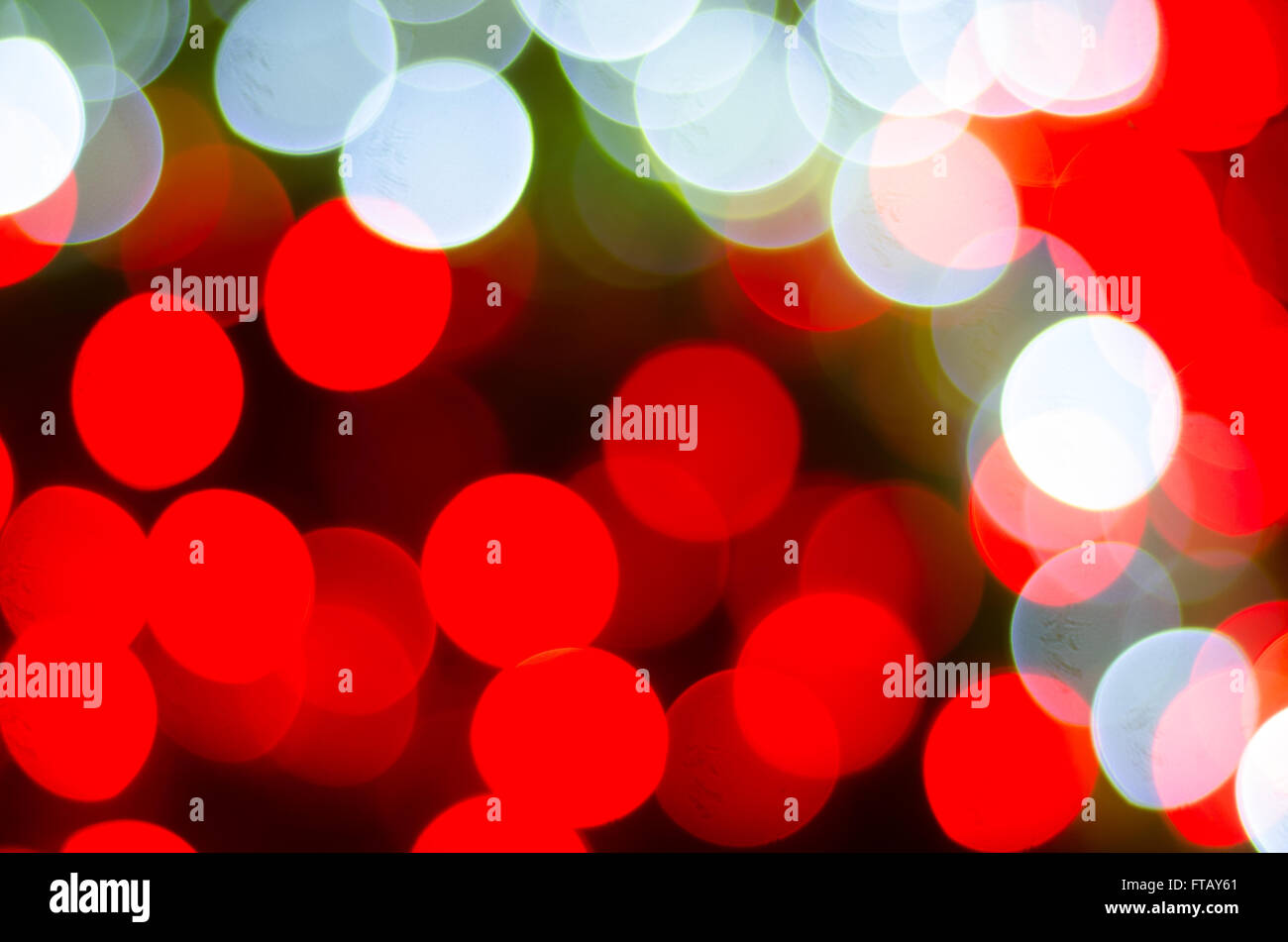 Sfocati luci bokeh di fondo Foto Stock