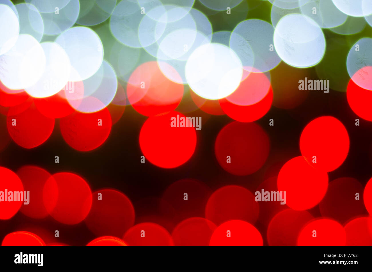 Sfocati luci bokeh di fondo Foto Stock