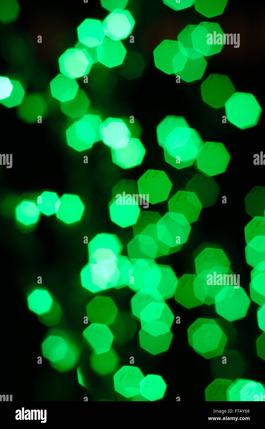 Sfocati luci bokeh di fondo Foto Stock