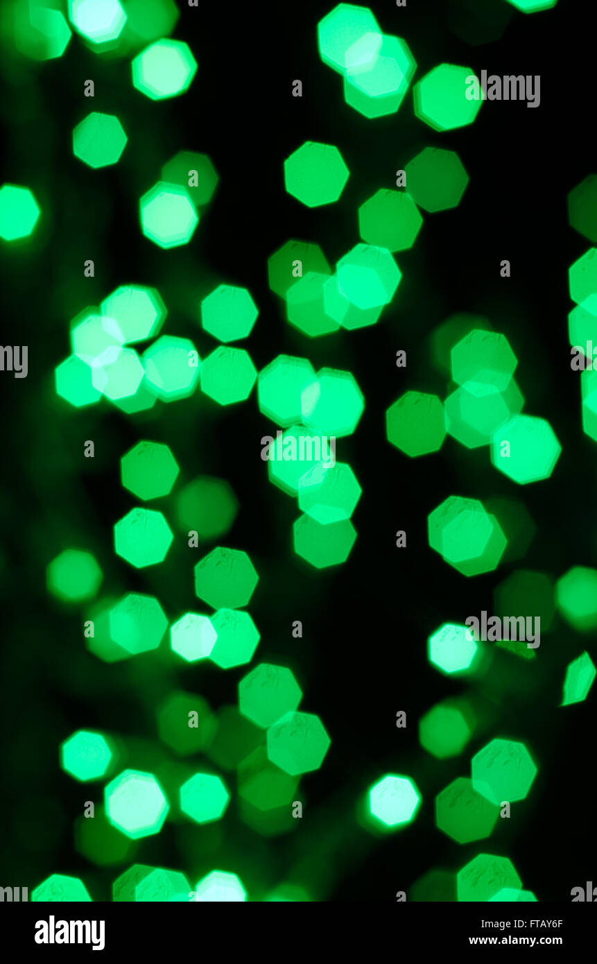 Sfocati luci bokeh di fondo Foto Stock