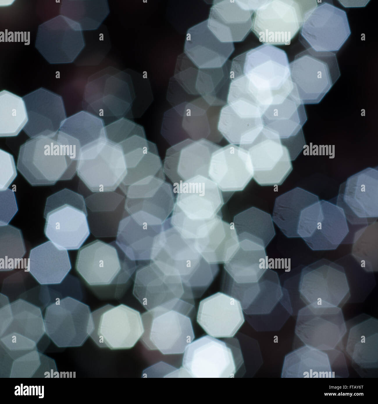 Sfocati luci bokeh di fondo Foto Stock