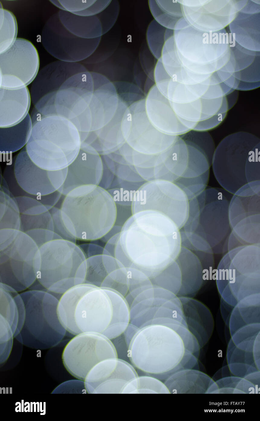 Sfocati luci bokeh di fondo Foto Stock