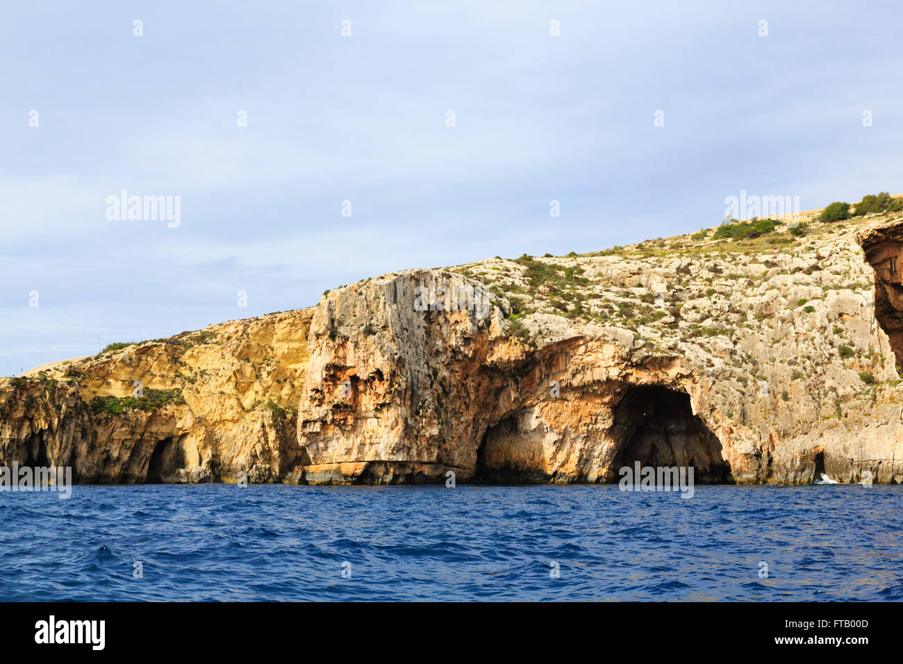 Blue Grotto, Malta Foto Stock