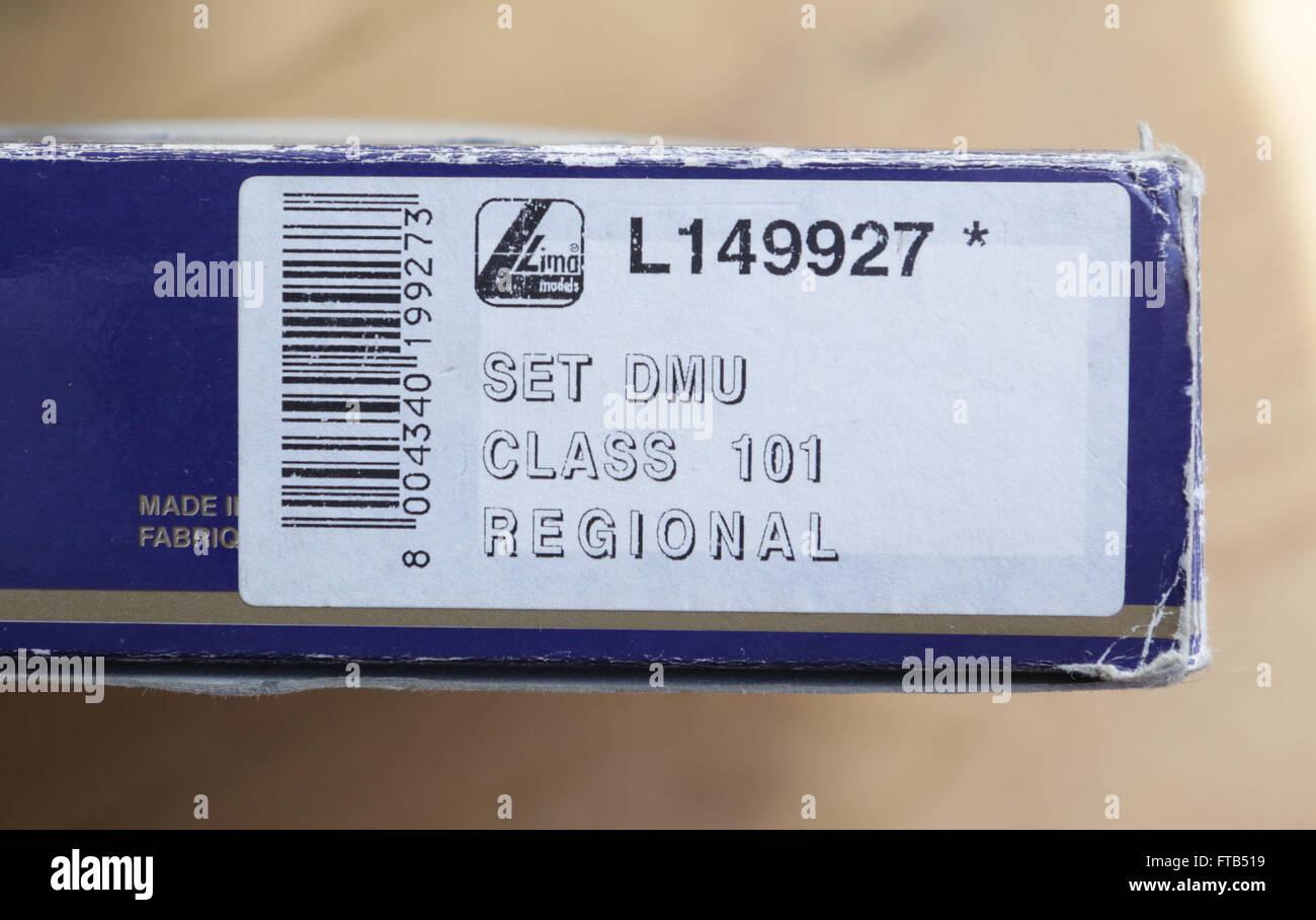 Hornby ferrovie è un modello britannico marchio ferroviaria. Le sue radici risalgono al 1901, quando il fondatore Frank Hornby ha ricevuto un brevetto per h Foto Stock