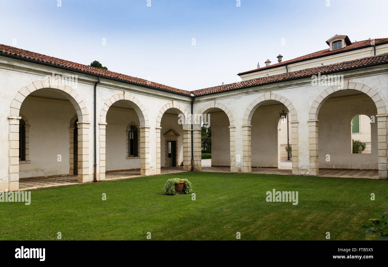 Montecchio Maggiore(Vicenza, Veneto, Italia) - Villa Cordellina Lombardi, costruito nel XVIII secolo Foto Stock