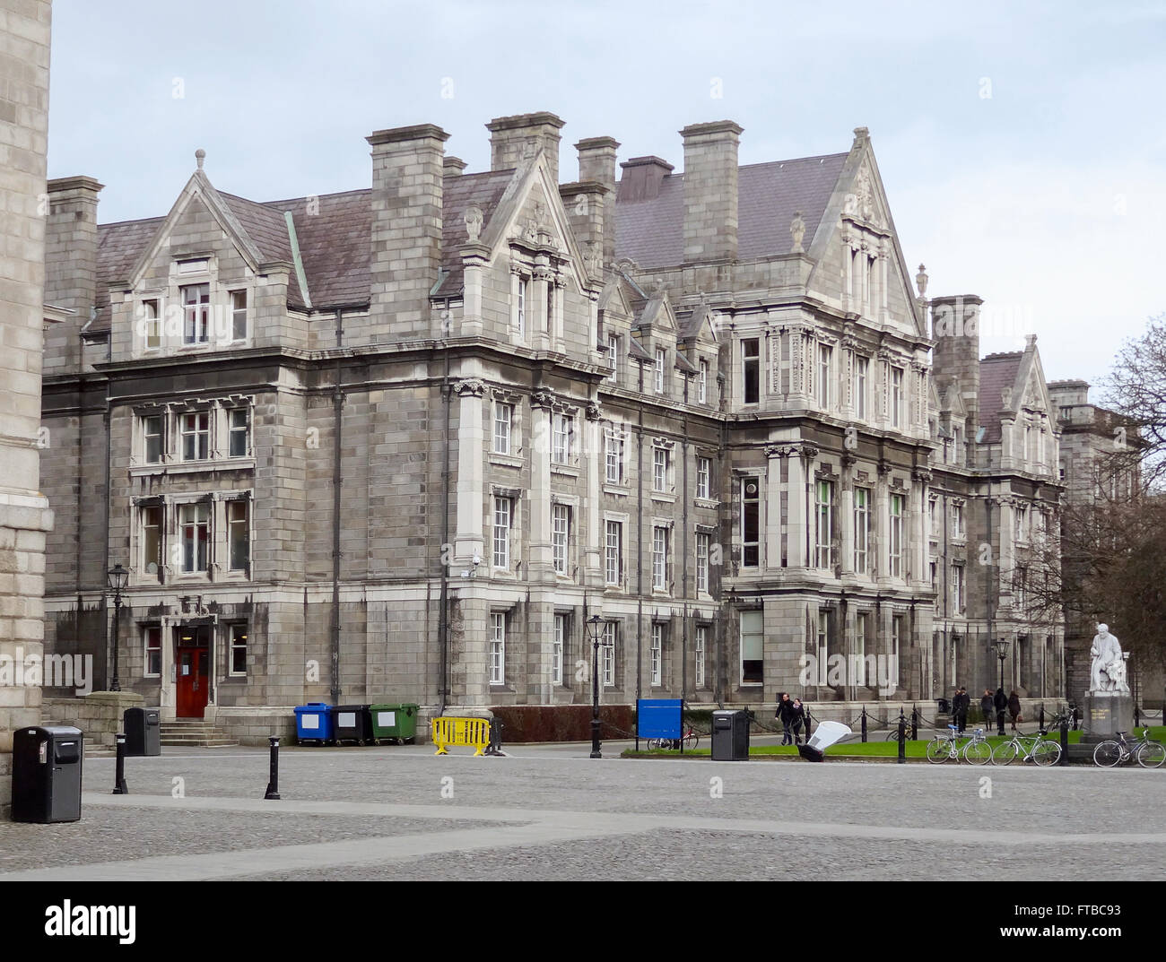 Edifici storici di Dublino, la città capitale di Irlanda Foto Stock