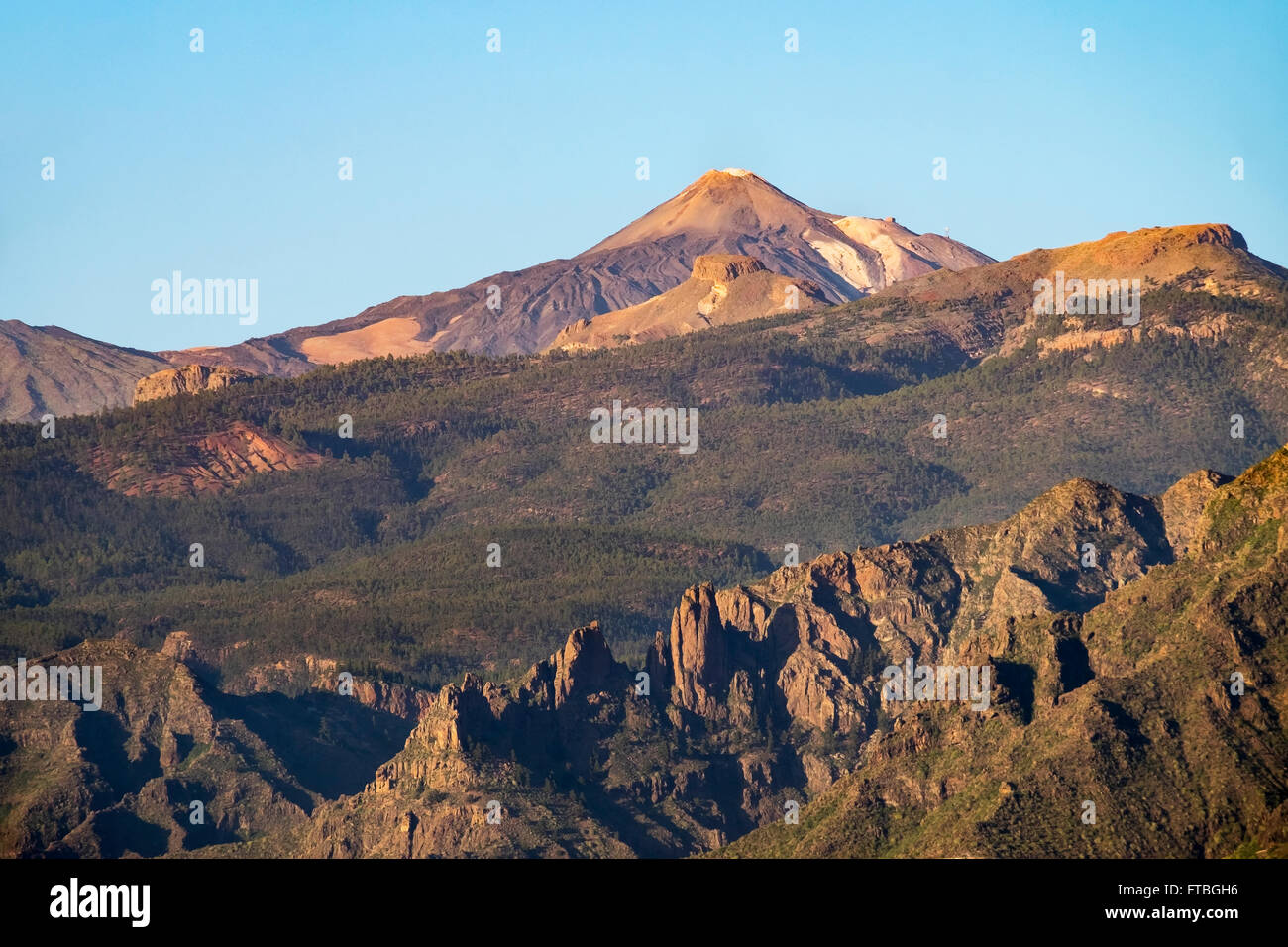 Vulcano Pico del Teide Tenerife, Isole Canarie, Spagna Foto Stock