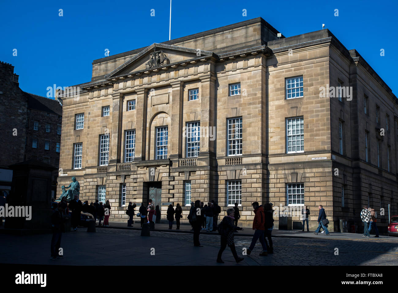 Edinburgh Alta Corte di Justiciary in Lawnmarket sul Royal Mile. Foto Stock