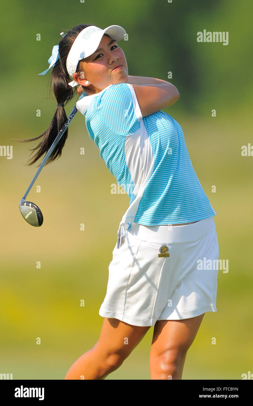 5 luglio 2012 - Kohler, WIS, STATI UNITI D'AMERICA - Brianna fare durante il primo turno del US Open Femminile a Blackwolf eseguito su luglio 5, 2012 in Kohler, Wisconsin. ..ZUMA Press/Scott A. Miller (credito Immagine: © Scott A. Miller via ZUMA filo) Foto Stock