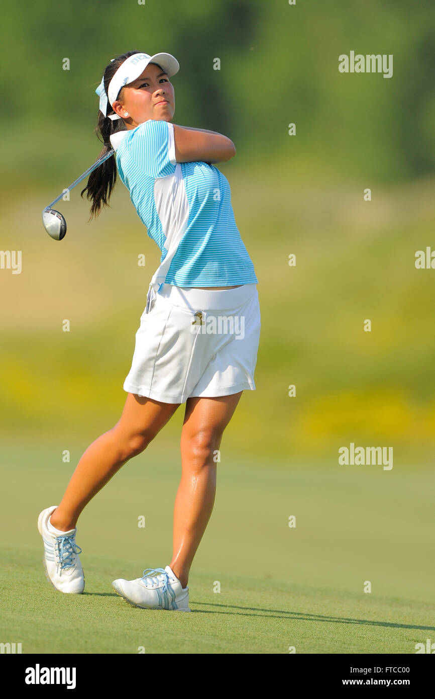 5 luglio 2012 - Kohler, WIS, STATI UNITI D'AMERICA - Brianna fare durante il primo turno del US Open Femminile a Blackwolf eseguito su luglio 5, 2012 in Kohler, Wisconsin. ..ZUMA Press/Scott A. Miller (credito Immagine: © Scott A. Miller via ZUMA filo) Foto Stock