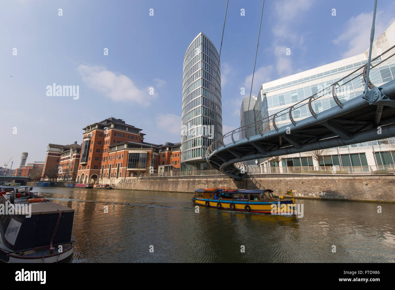 Bristol Temple Quay, Inghilterra Foto Stock