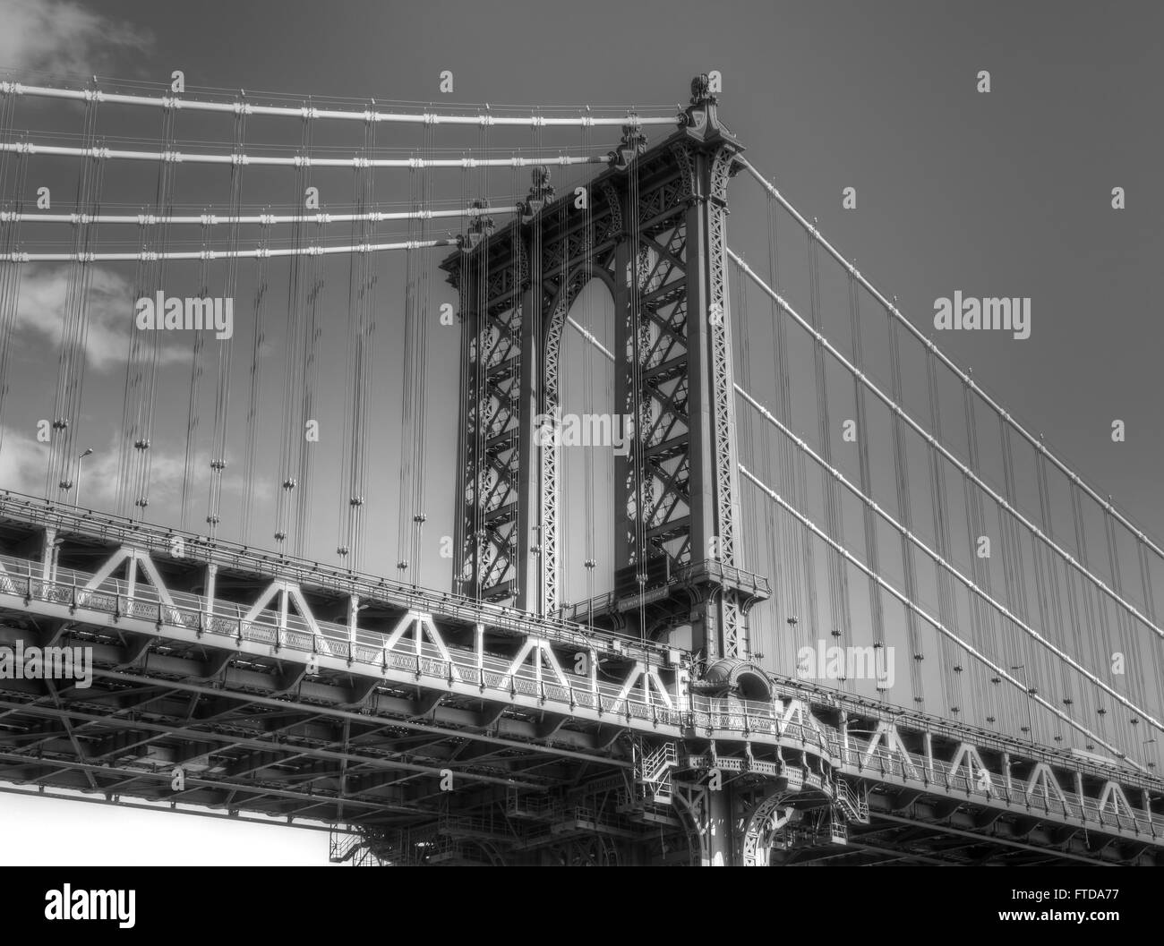 Manhattan bridge Foto Stock