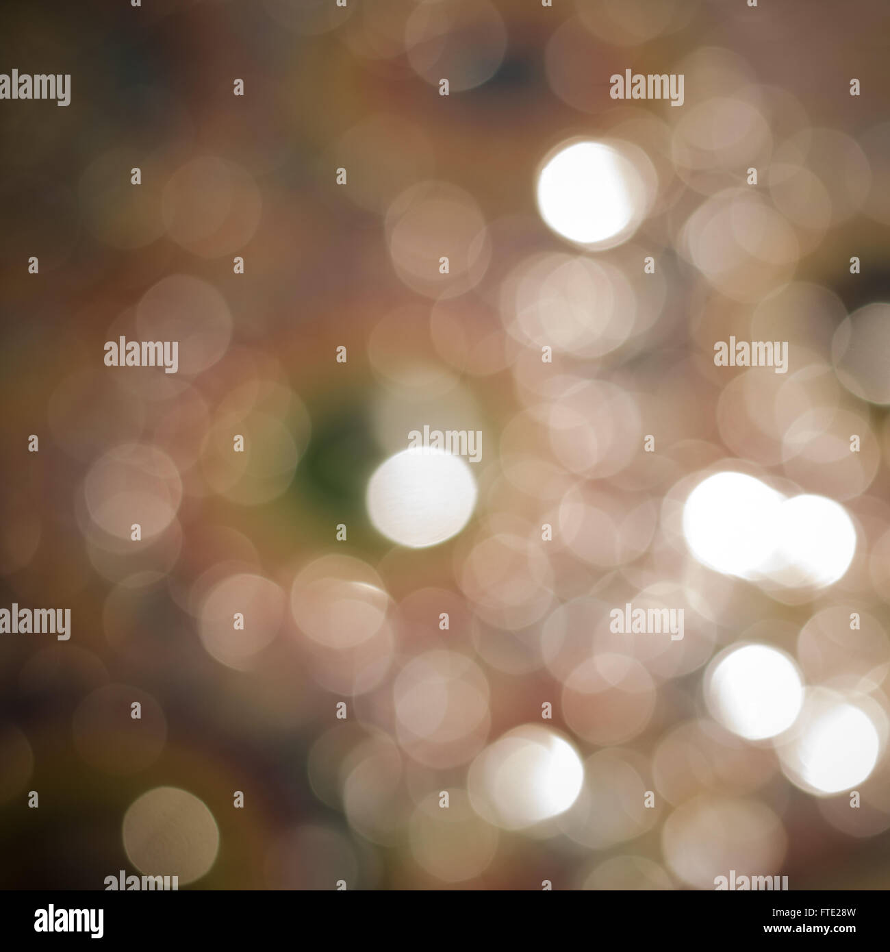 Vintage defocalizzata bokeh luci Foto Stock