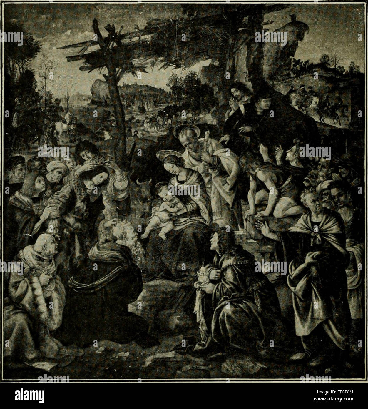 Questo lavoro del 1898 esamina la vita e i contributi di Leonardo da Vinci, concentrandosi sui suoi risultati in arte, scienza e innovazione in più discipline. Foto Stock