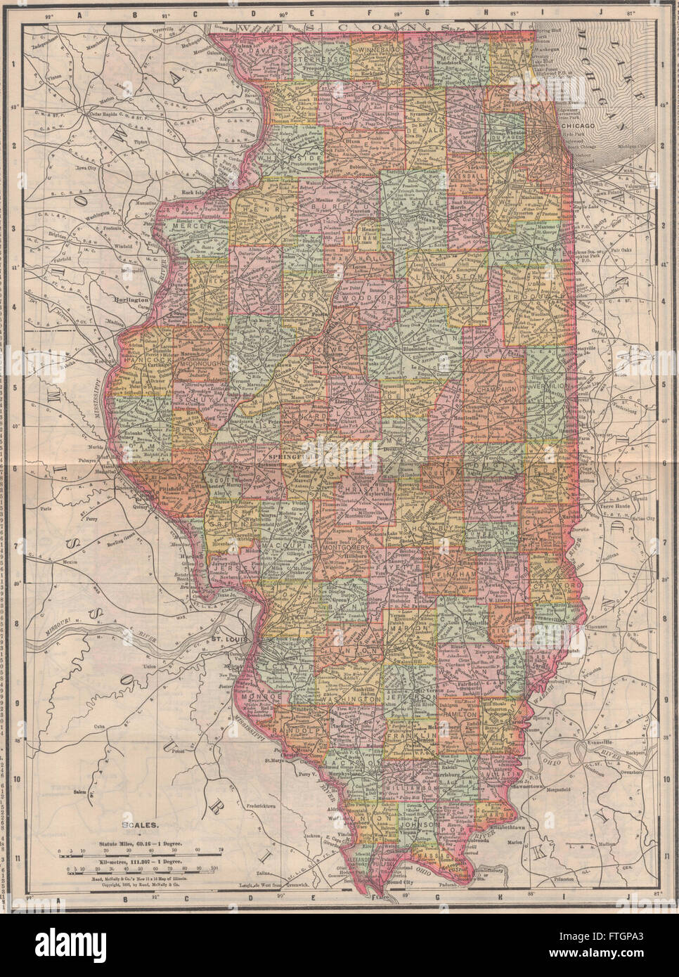 Portafoglio di mappe di Spofford il nuovo armadio encyclopaedia - Wikizionario - contenenti grandi mappe colorate di ogni stato e territorio negli Stati Uniti, le province del Canada, America's nuovi possedimenti, etc Foto Stock