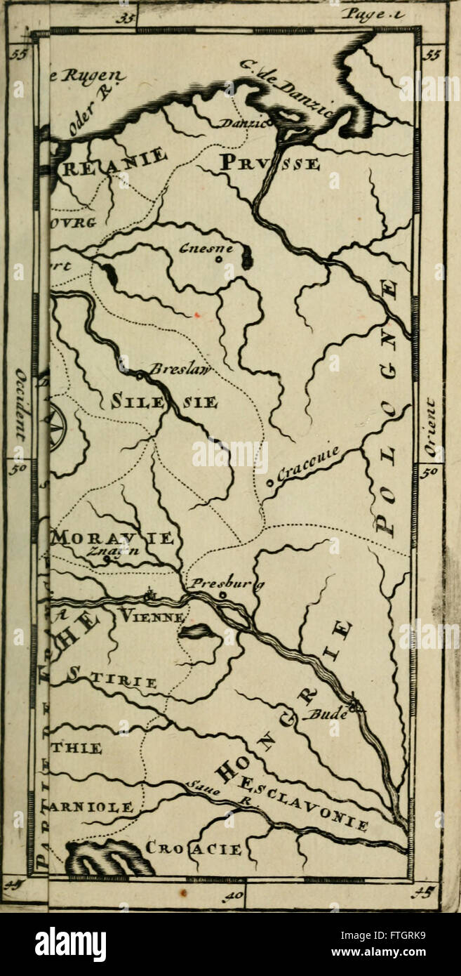 Relazioni historiques et curieuses de voyages en Allemagne, Angleterre, Hollande, Boheme, Suisse, &c. (1695) Foto Stock