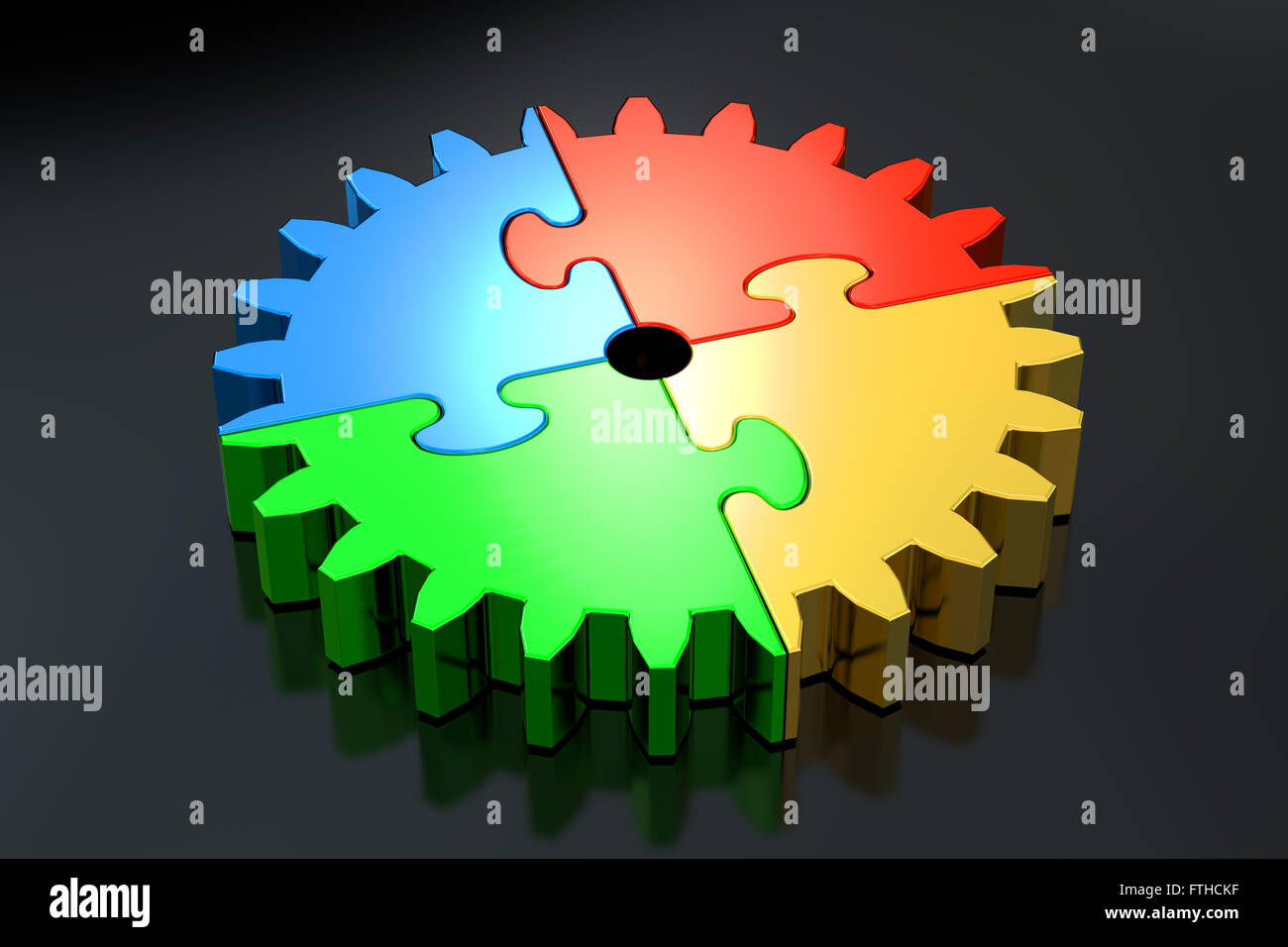 La strategia aziendale e il concetto di successo, rendering 3D Foto Stock La strategia aziendale e il concetto di successo, rendering 3D Foto Stock