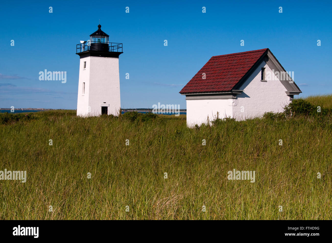 Punto lungo la luce può essere accessibile da una lunga escursione fuori a Provincetown, alla fine di Cape Cod, nel Massachusetts. Foto Stock