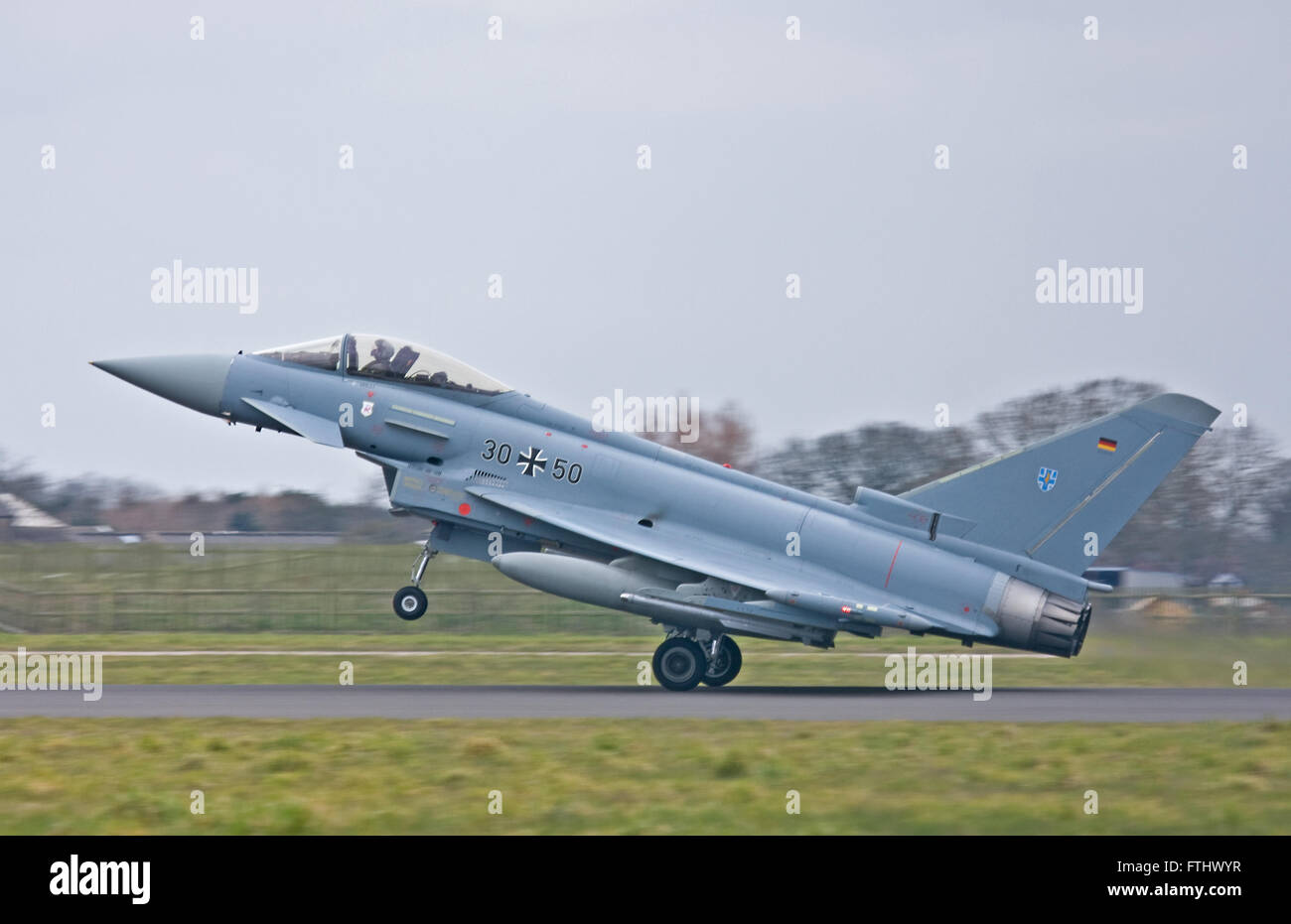 Luftwaffe Eurofighter Typhoon 30+50 Foto Stock