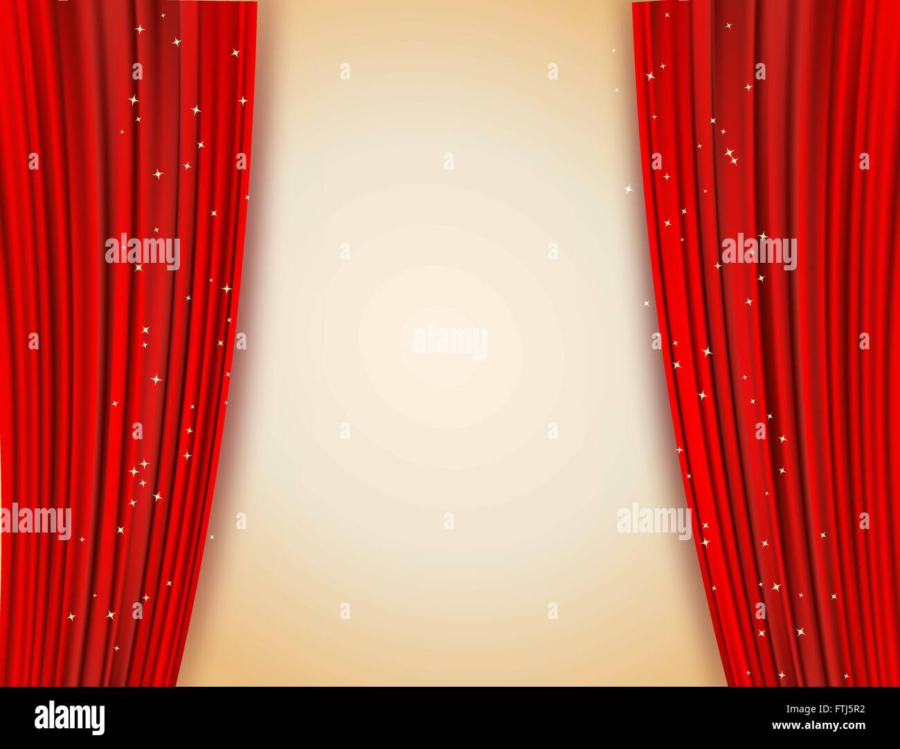 Tende rosse sfondo luminoso con stelle scintillanti. aprire le tende come  il teatro o il filmato di presentazione o di sfondo cinema award Immagine e  Vettoriale - Alamy