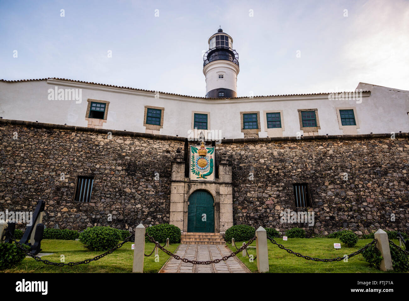 Farol da Barra, Faro, Salvador, Bahia, Brasile Foto Stock