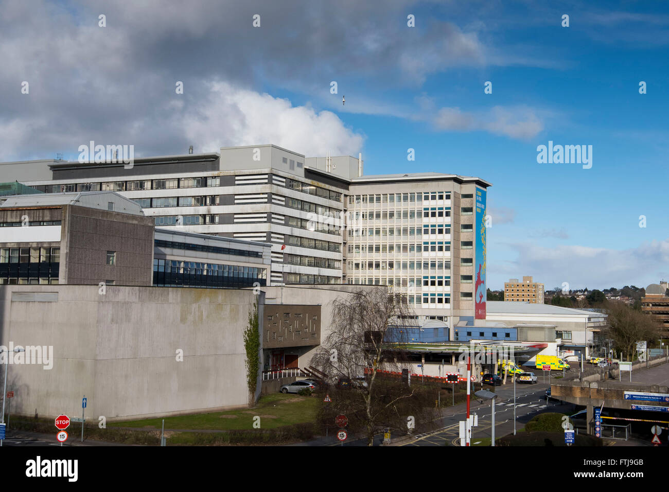 Heath ospedale di Heath, Cardiff, Galles del Sud. Foto Stock