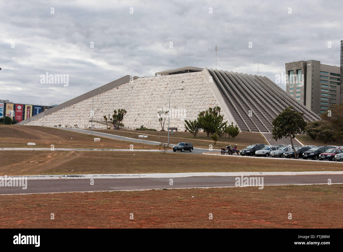 Teatro Nazionale di Brasilia, capitale del Brasile Foto Stock