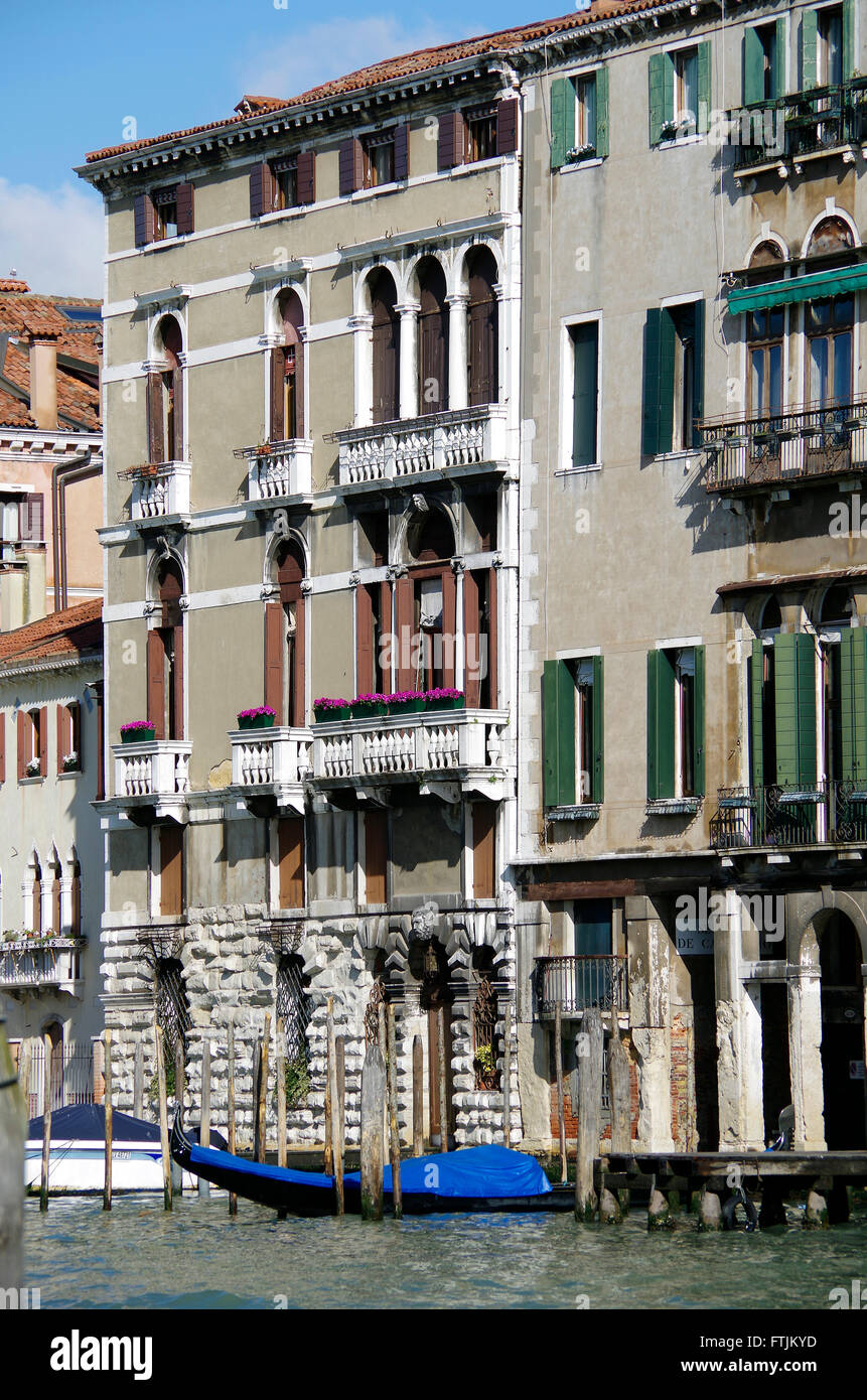 Venezia, Palazzo Ghisu-Boldu, Grand Canal Foto Stock