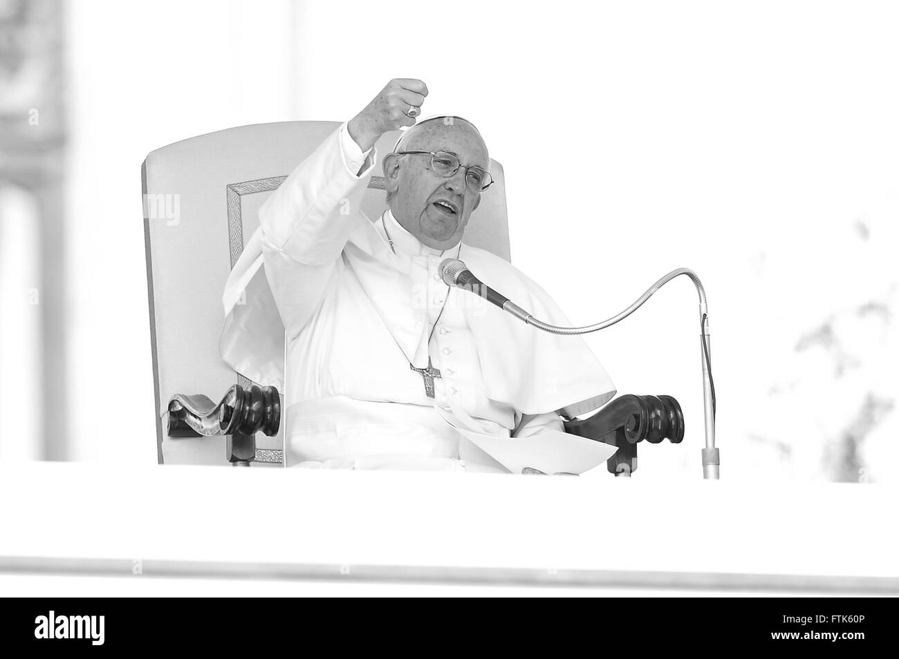 Papa Francesco - Udienza generale Foto Stock