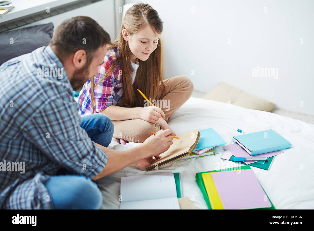 Insegnamento per disegnare Foto Stock