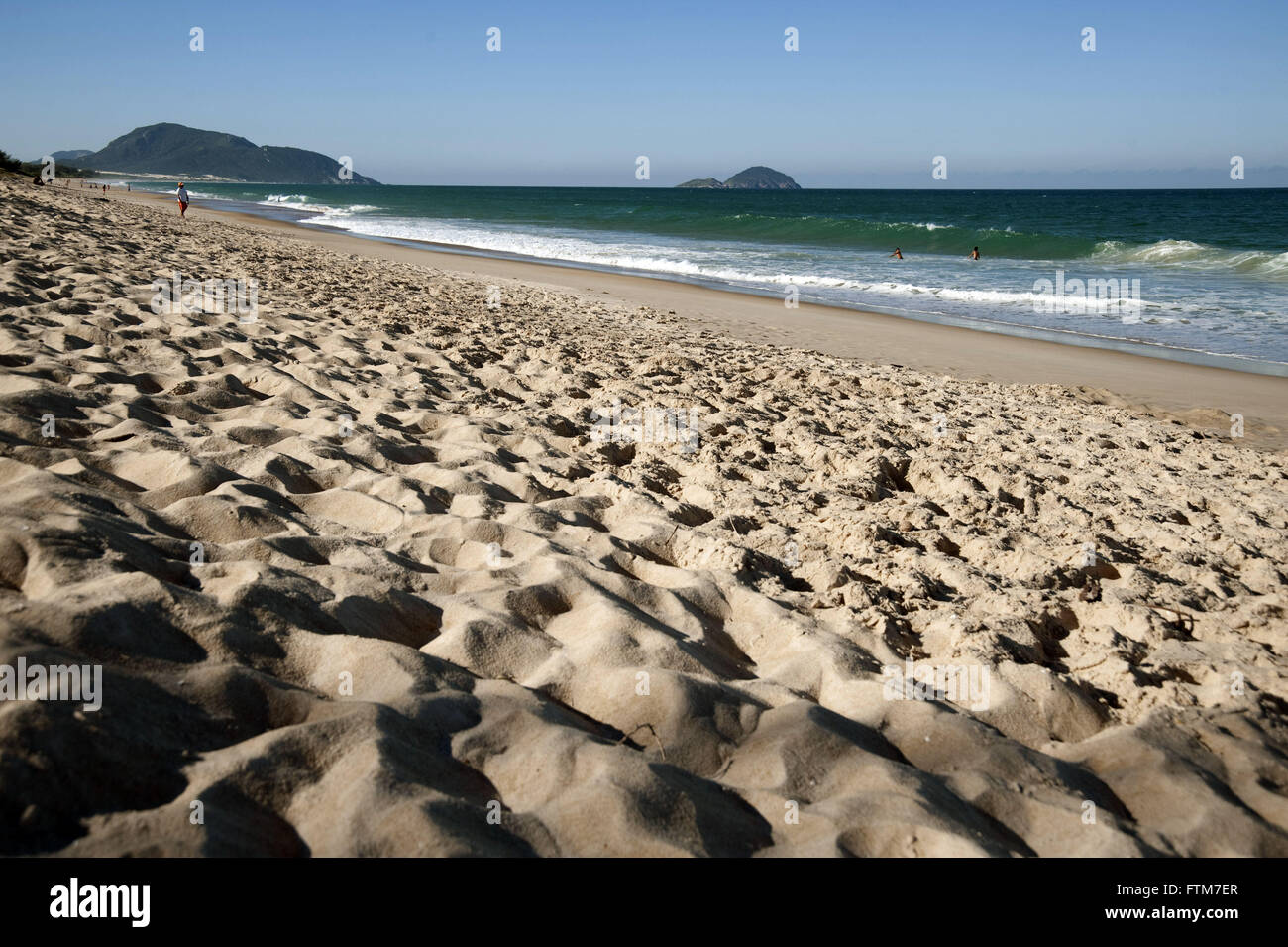 Mocambique spiaggia nella città costiera di Florianopolis Foto Stock
