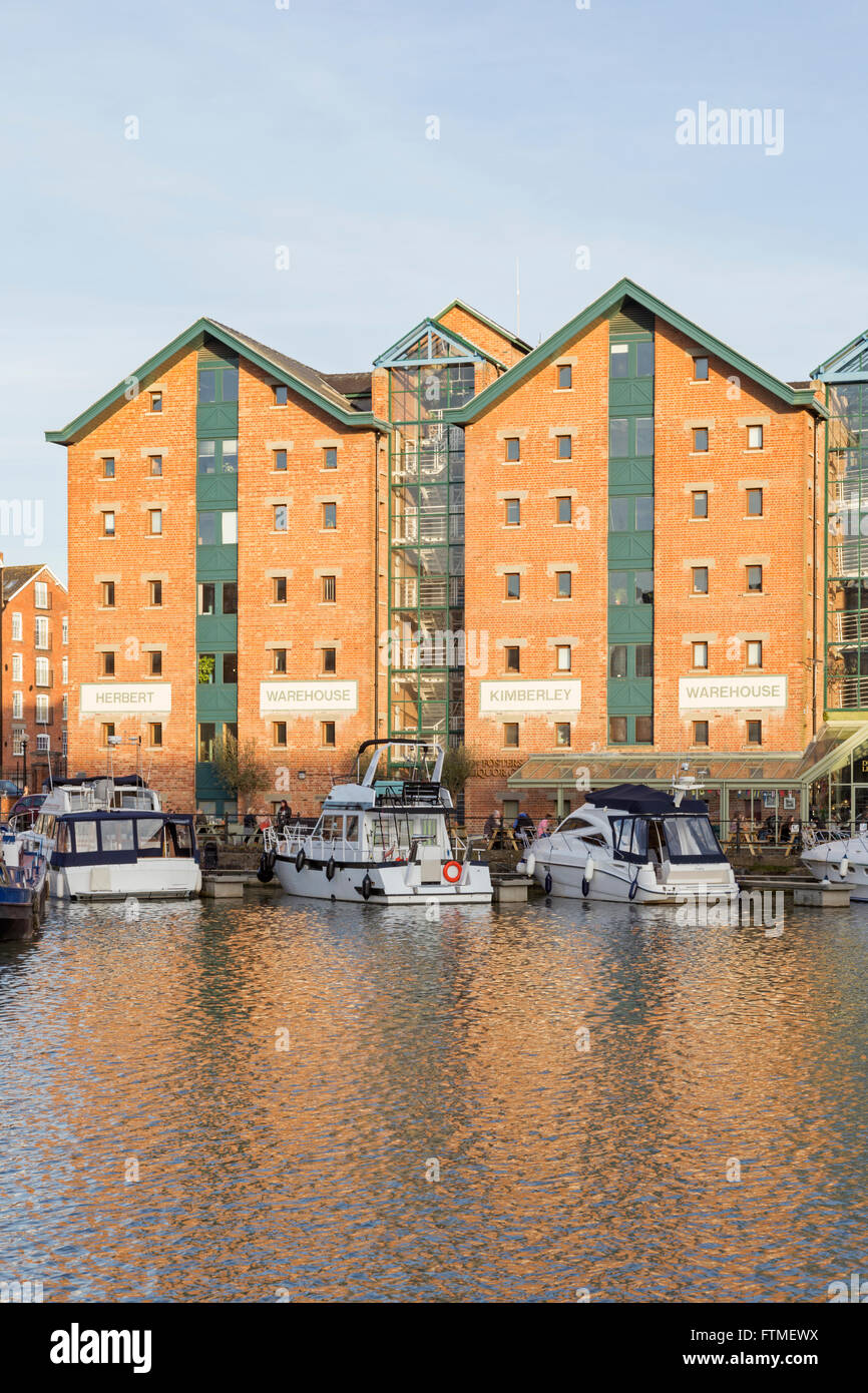 Gloucester Docks, Gloucester, Gloucestershire, England, Regno Unito Foto Stock