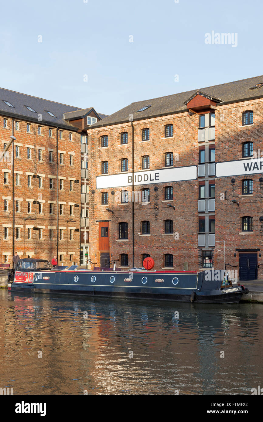 Gloucester Docks, Gloucester, Gloucestershire, England, Regno Unito Foto Stock