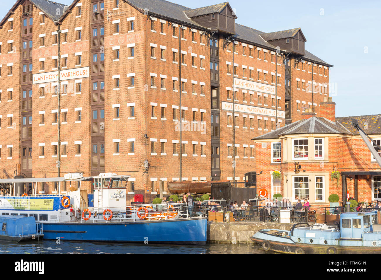 Gloucester Docks, Gloucester, Gloucestershire, England, Regno Unito Foto Stock