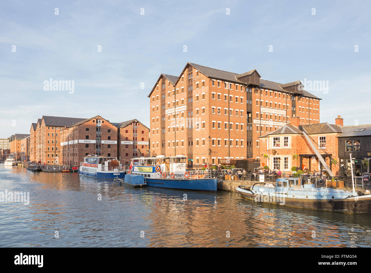 Gloucester Docks, Gloucester, Gloucestershire, England, Regno Unito Foto Stock