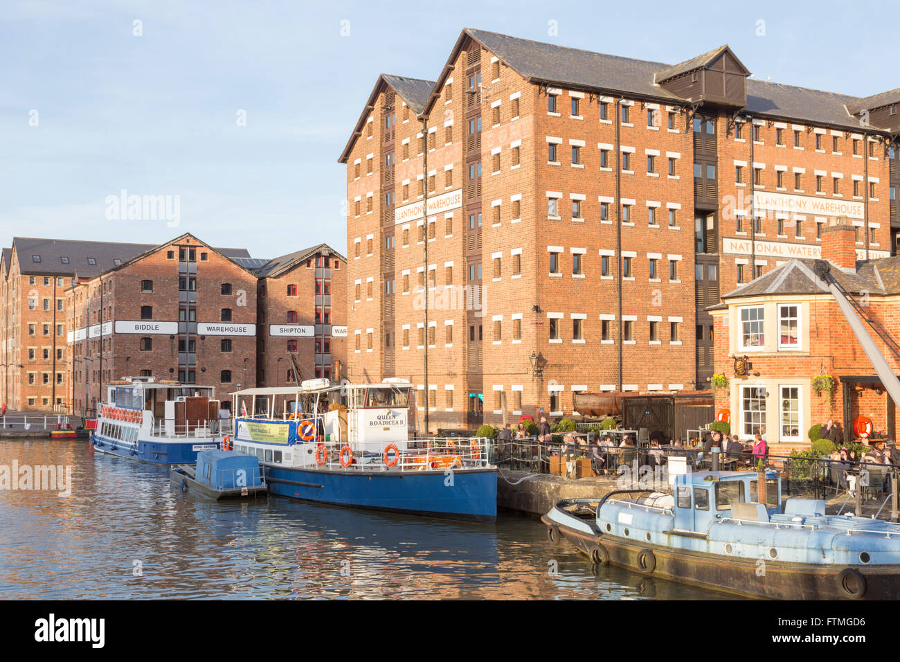 Gloucester Docks, Gloucester, Gloucestershire, England, Regno Unito Foto Stock