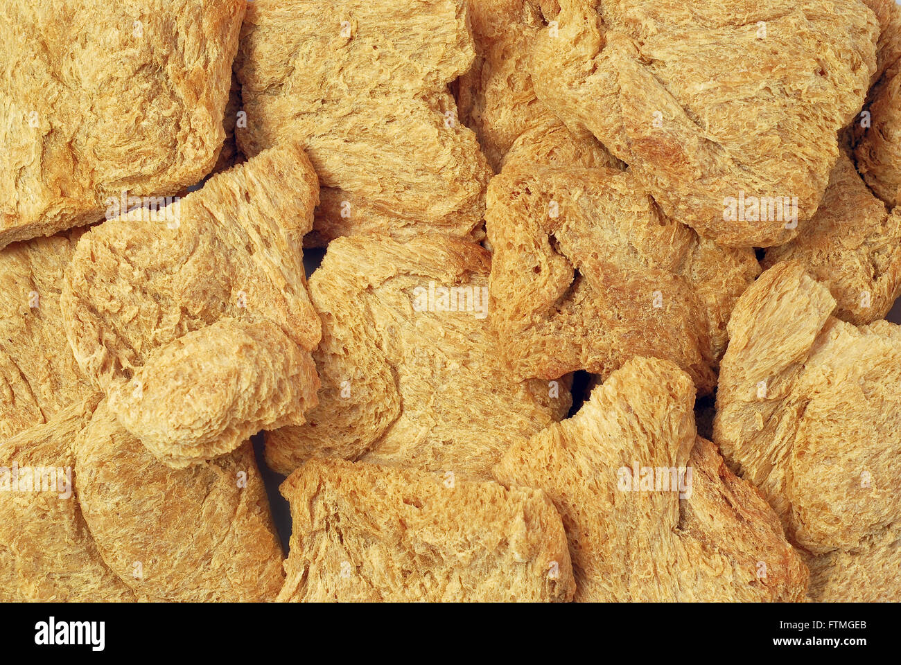 Prodotto di soia alternativa a base di carne Foto Stock