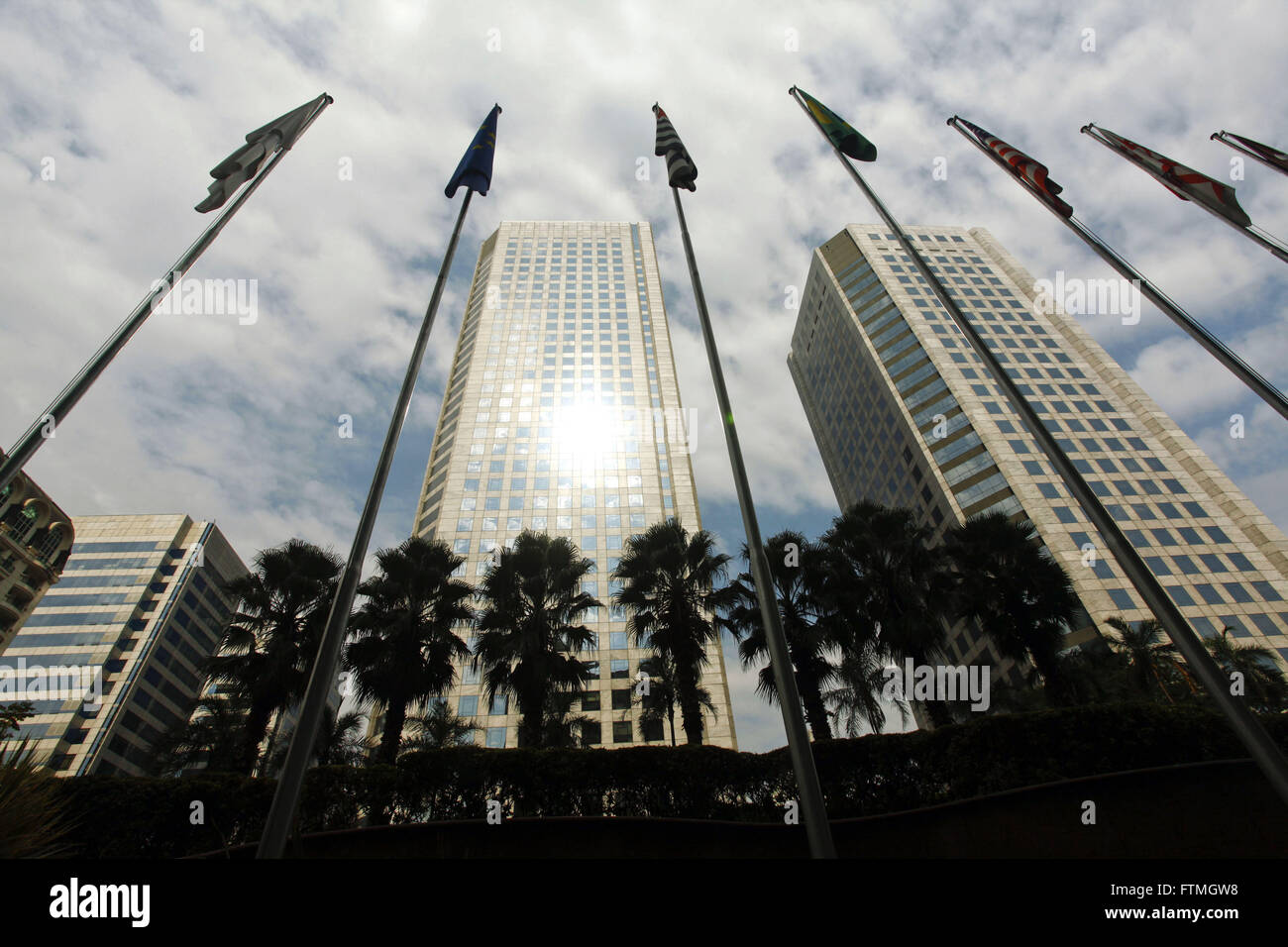 Edifici del WTC - World Trade Center - complesso commerciale nel quartiere Brooklin Novo Foto Stock