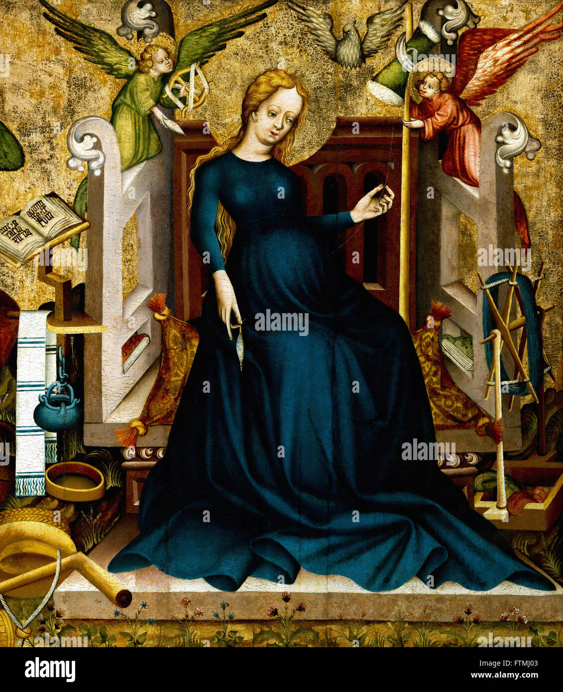 La Vergine incinta da Németújvár - Galleria Nazionale Ungherese Foto Stock