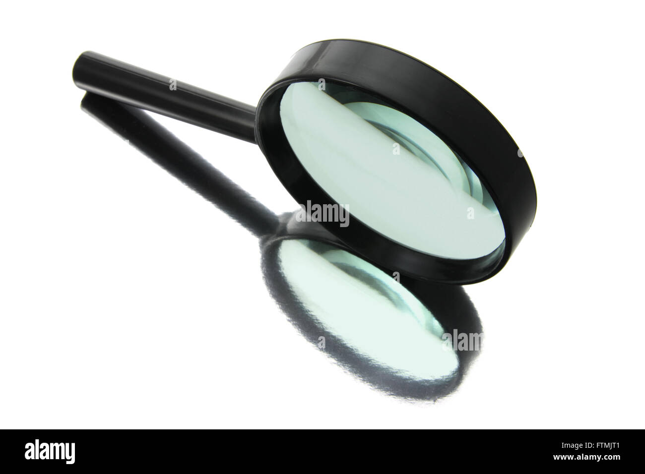 Lente di ingrandimento Foto Stock