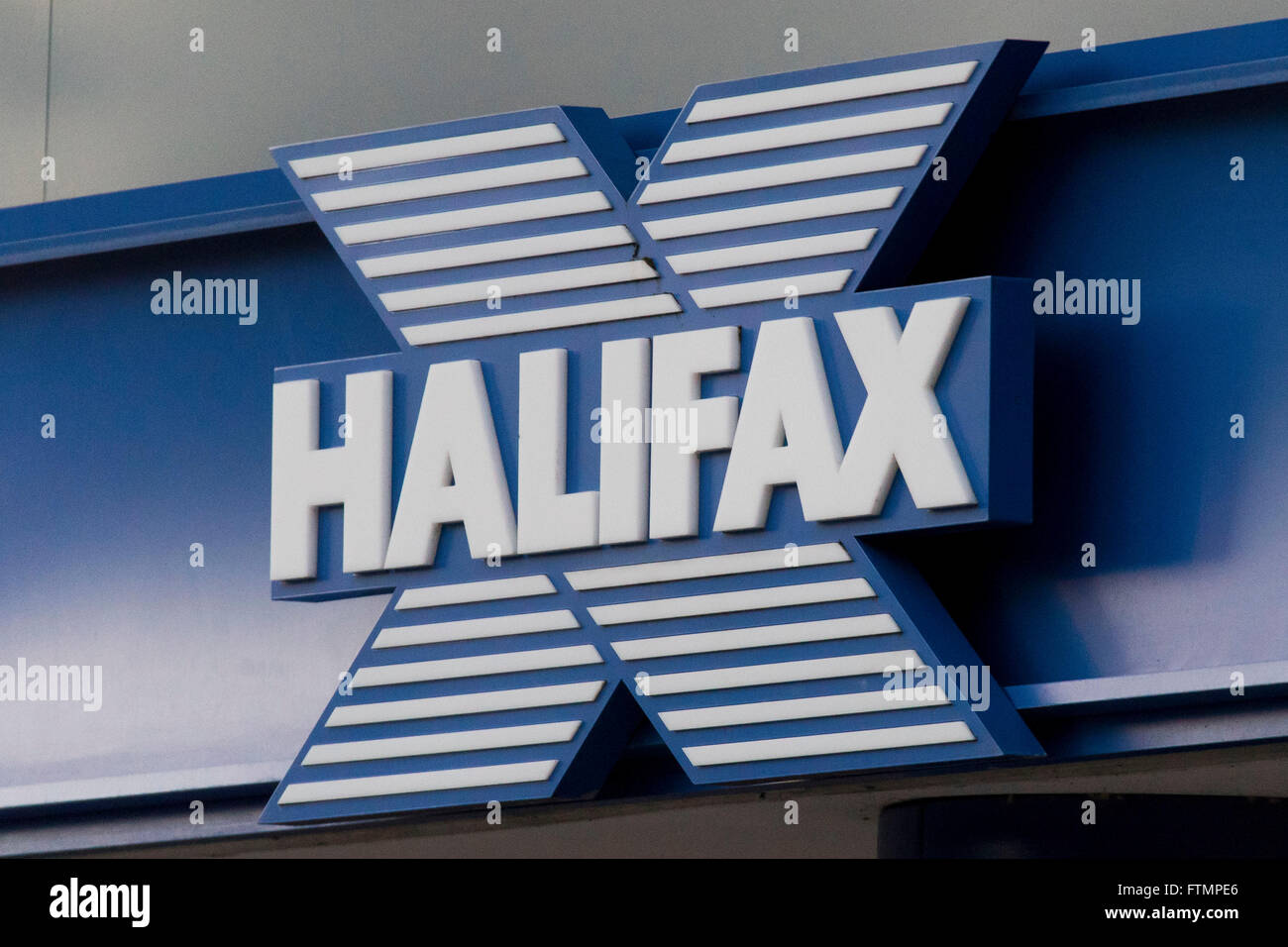 Halifax bank sign logo. Foto Stock