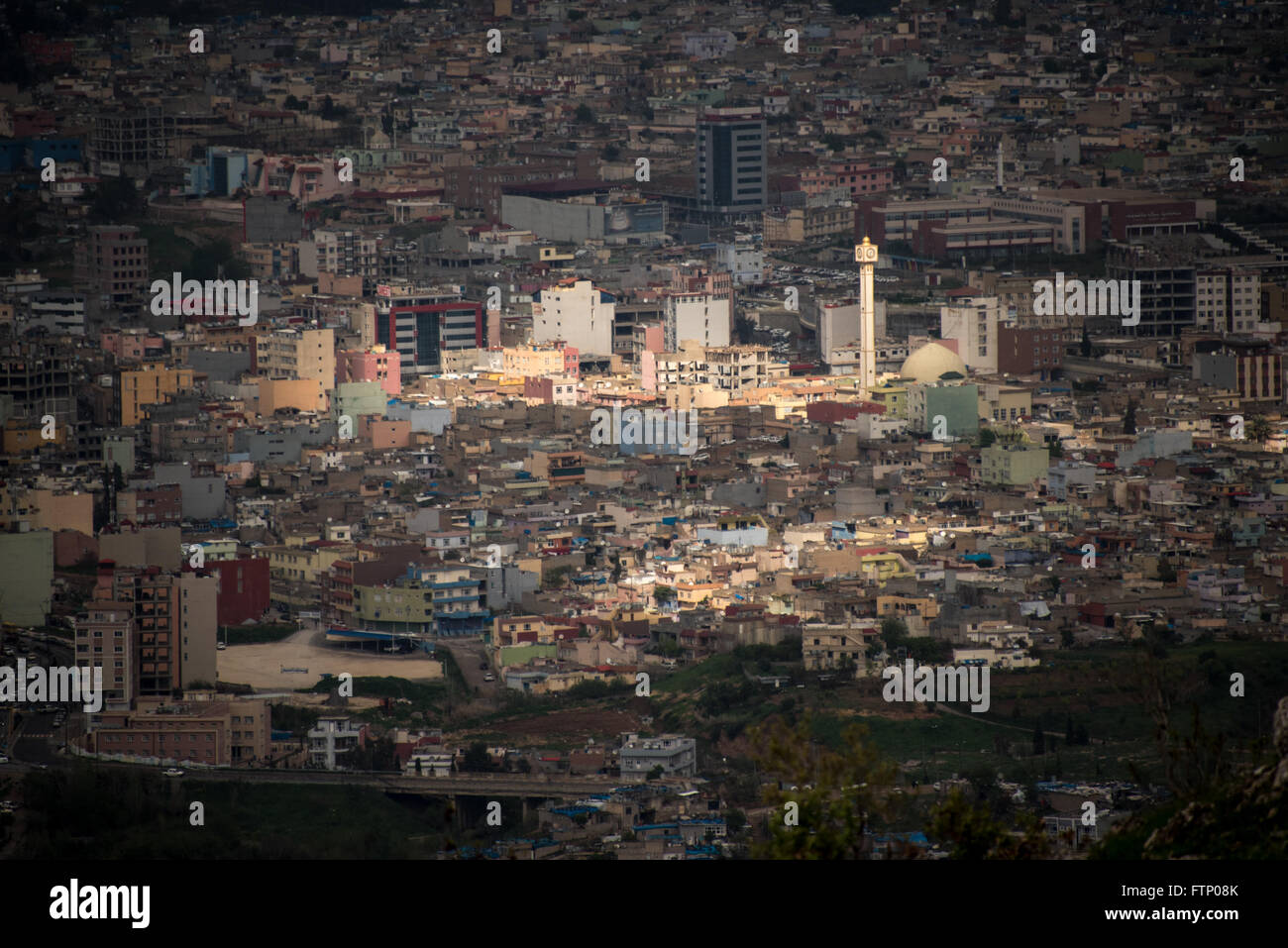 Vista aerea di Dohuk, Iraq Kurdistan Foto Stock