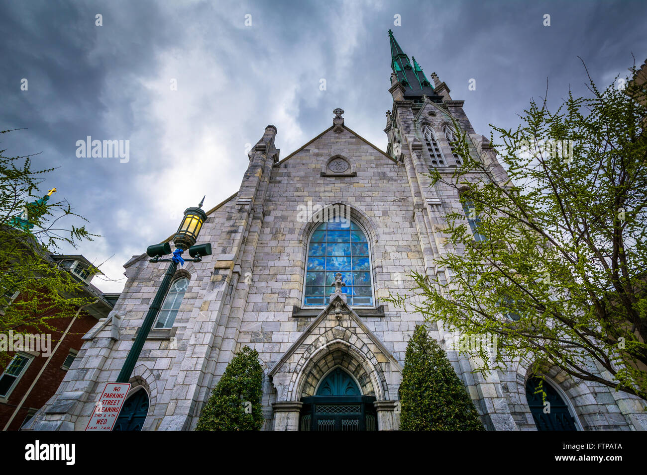 La grazia del Regno Chiesa Metodista nel centro cittadino di Harrisburg, Pennsylvania. Foto Stock
