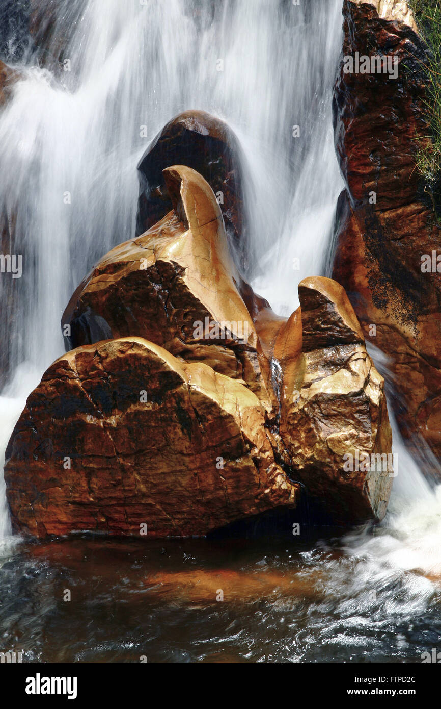 Acqua fredda cascata in Chapada dos Foto Stock