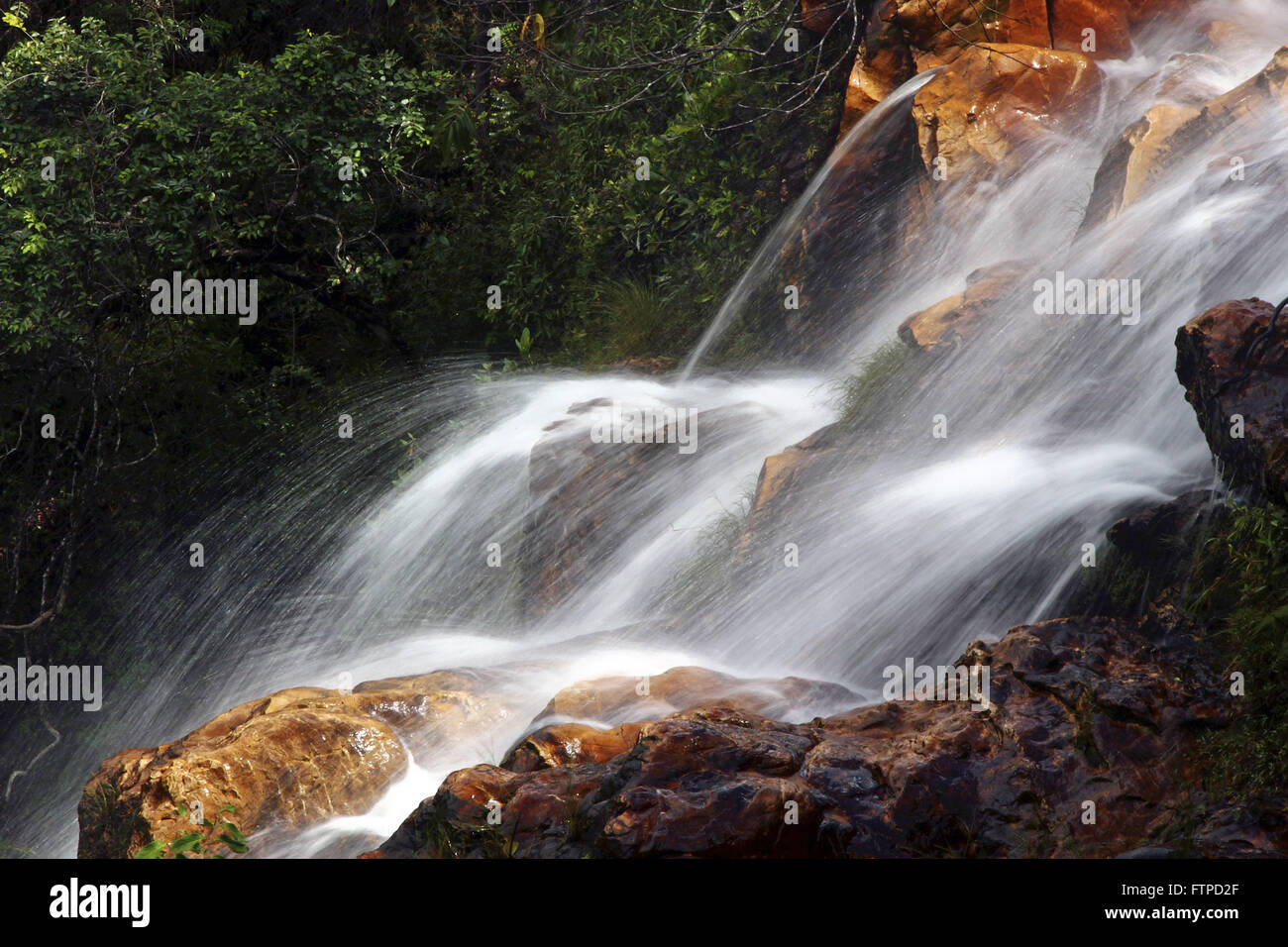 Acqua fredda cascata in Chapada dos Foto Stock