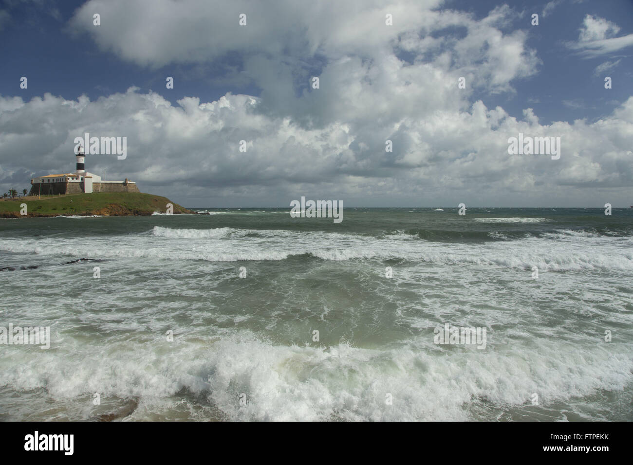 Forte de Santo Antonio da Barra - noto anche come barra faro Foto Stock