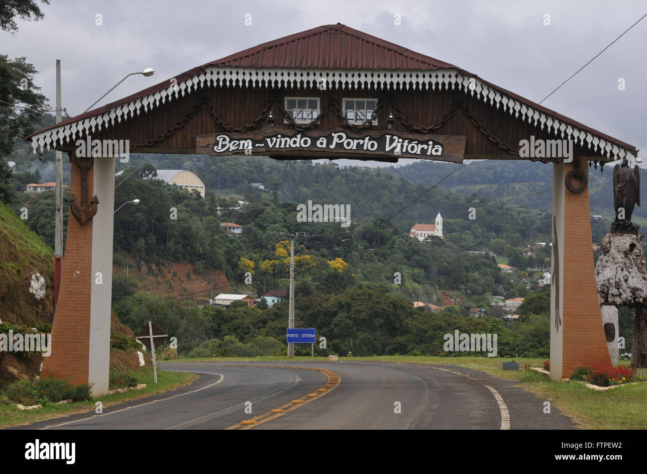 Gateway per la città Foto Stock