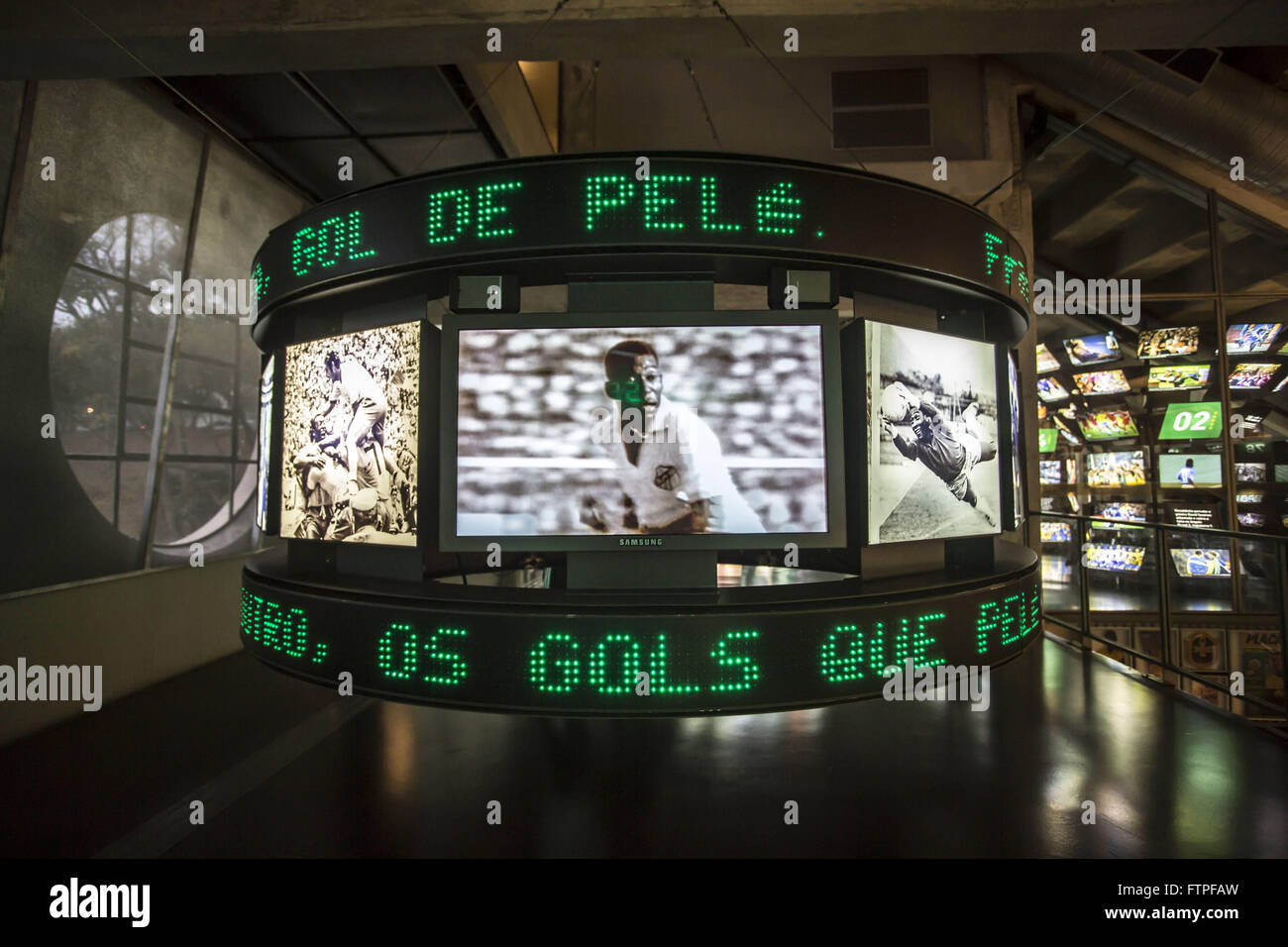 Museo del calcio - Estadio do Pacaembu Foto Stock